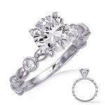 Carat Round Diamond #En8430wg