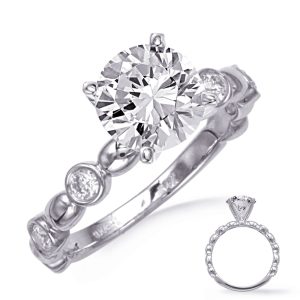 Carat Round Diamond #En8430wg Carat Round Diamond #En8430wg