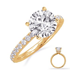 Yellow Gold Engagement Ring Yellow Gold Engagement Ring