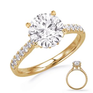 Yellow Gold Engagement Ring Yellow Gold Engagement Ring