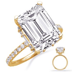 Yellow Gold Engagement Ring Yellow Gold Engagement Ring