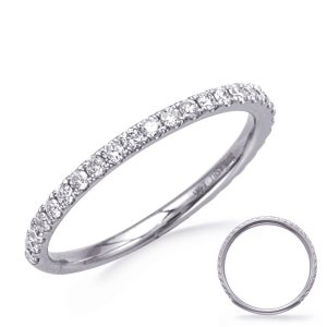 White Gold Matching Band White Gold Matching Band
