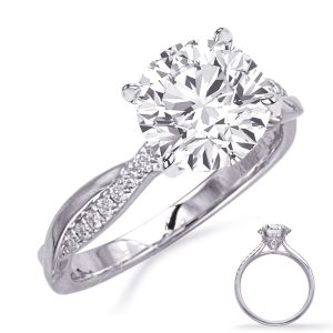 White Gold Engagement Ring White Gold Engagement Ring
