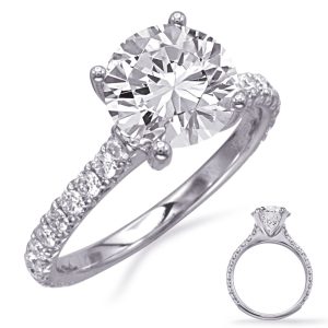 White Gold Engagement Ring White Gold Engagement Ring