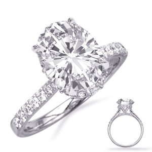 White Gold Engagement Ring White Gold Engagement Ring