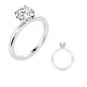 White Gold Engagement Ring White Gold Engagement Ring