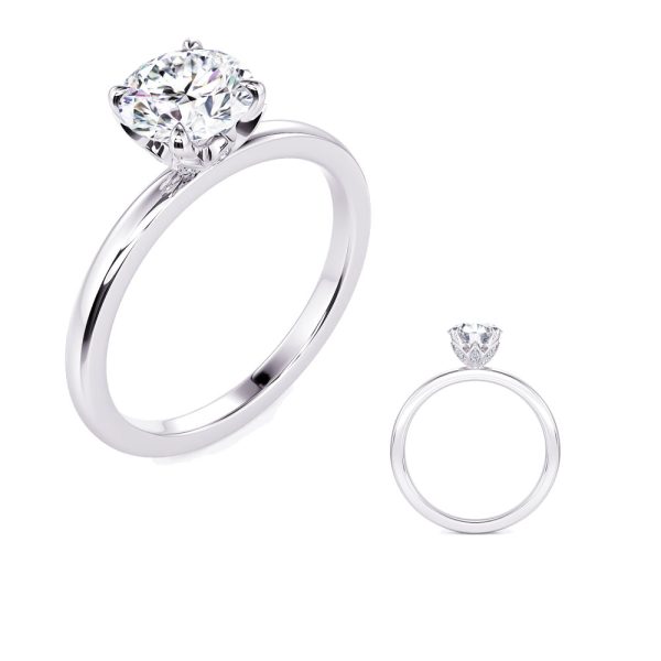 White Gold  Engagement Ring