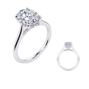 White Gold Engagement Ring White Gold Engagement Ring