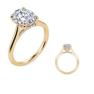 Yellow Gold Engagement Ring Yellow Gold Engagement Ring