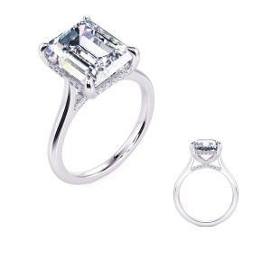White Gold Engagement Ring White Gold Engagement Ring
