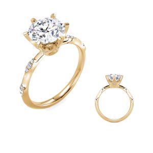 Yellow Gold Engagement Ring Yellow Gold Engagement Ring