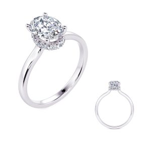 White Gold Engagement Ring White Gold Engagement Ring