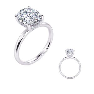 White Gold Engagement Ring White Gold Engagement Ring
