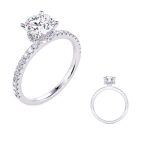 White Gold Engagement Ring
