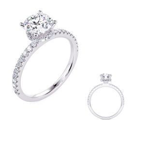 White Gold Engagement Ring White Gold Engagement Ring