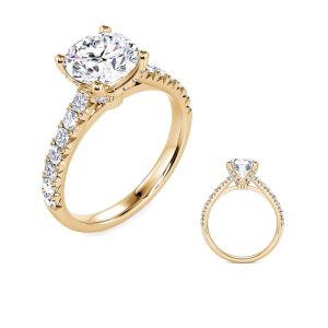 Yellow Gold Engagement Ring Yellow Gold Engagement Ring
