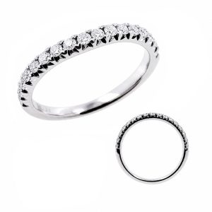 14KW Round Wedding Band