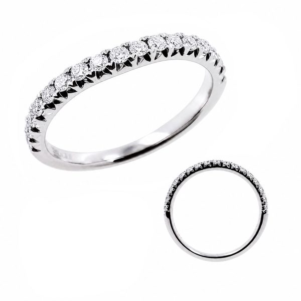 14KW Round Wedding Band