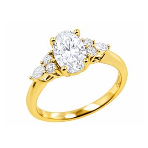Yellow Gold Engegement Ring Yellow Gold Engegement Ring