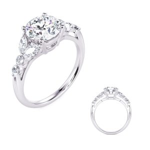 White Gold Engagement Ring White Gold Engagement Ring