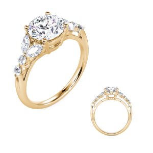Yellow Gold Engagement Ring Yellow Gold Engagement Ring