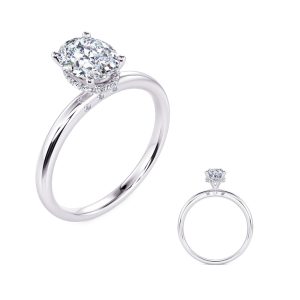 White Gold Engagement Ring White Gold Engagement Ring