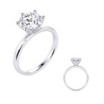 White Gold Engagement Ring