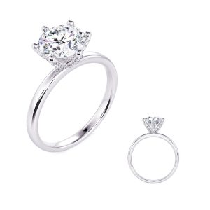 White Gold Engagement Ring White Gold Engagement Ring