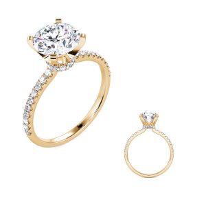 Yellow Gold Engagement Ring Yellow Gold Engagement Ring