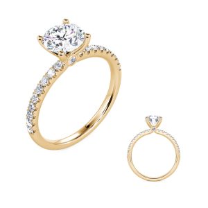 Yellow Gold Engagement Ring Yellow Gold Engagement Ring