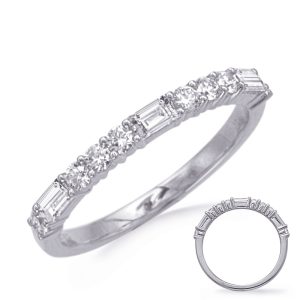 White Gold Wedding Band White Gold Wedding Band