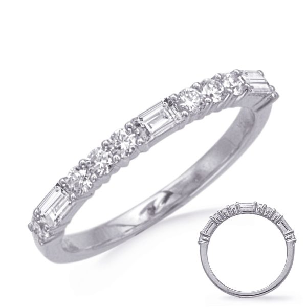14KW Baguette Wedding Band