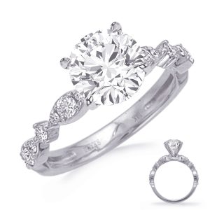 White Gold Engagement Ring White Gold Engagement Ring