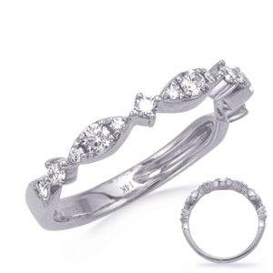 White Gold Matching Band White Gold Matching Band