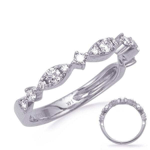 14KW Round Wedding Band