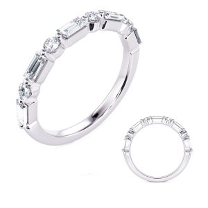 White Gold Matching Band White Gold Matching Band
