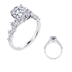 White Gold Diamond Engagement White Gold Diamond Engagement