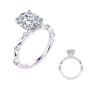 White Gold Engagement Ring White Gold Engagement Ring