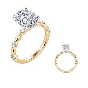 Yellow & White Gold Engagement ring Yellow & White Gold Engagement ring
