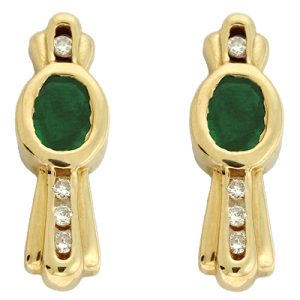Emd./ Dia Earring Emd./ Dia Earring