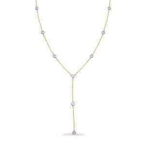 Yellow Gold Diamond By the Yard Necklace Yellow Gold Diamond By the Yard Necklace