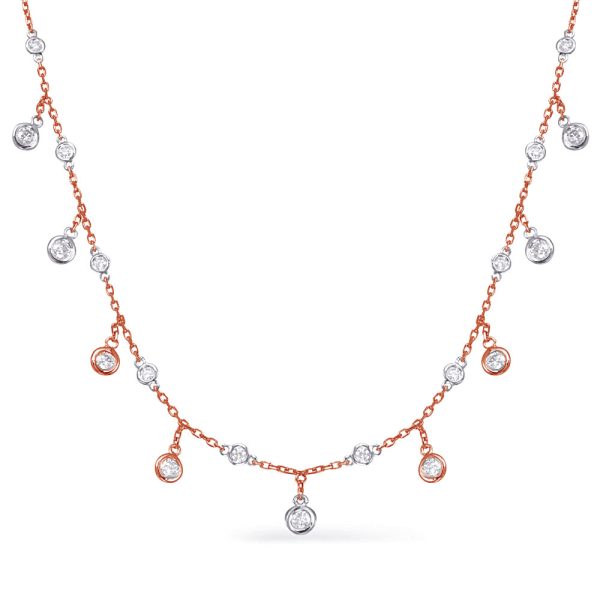 Rose & White Gold Diamond By Yard
