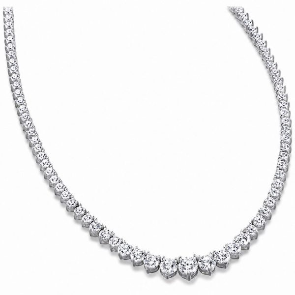 White Gold Three Prong Neck