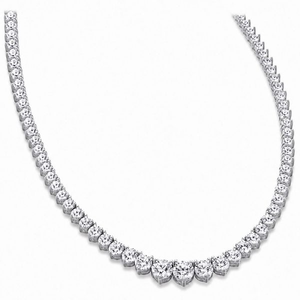 White Gold Three Prong Neck