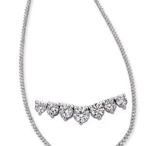 Platinum Three Prong Necklace Platinum Three Prong Necklace