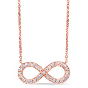 Rose Gold Infinity Sign Necklace Rose Gold Infinity Sign Necklace