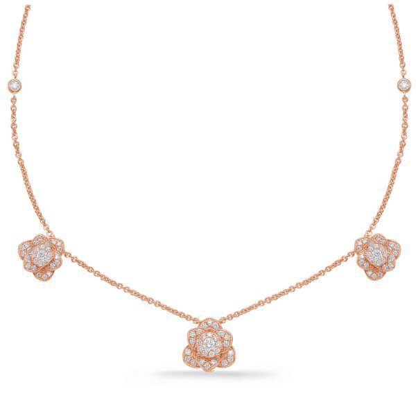Rose Gold Diamond Necklace