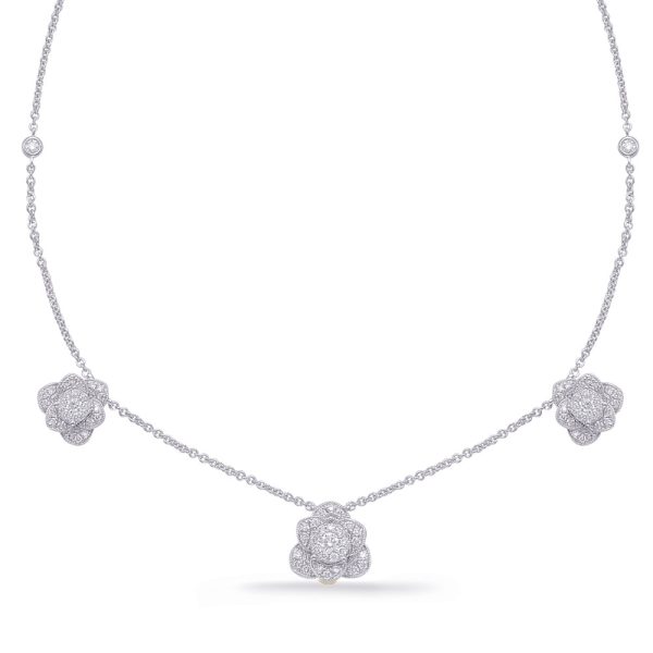 White Gold Diamond Necklace