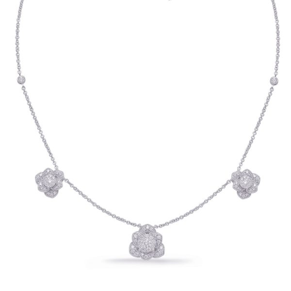 White Gold Diamond Necklace