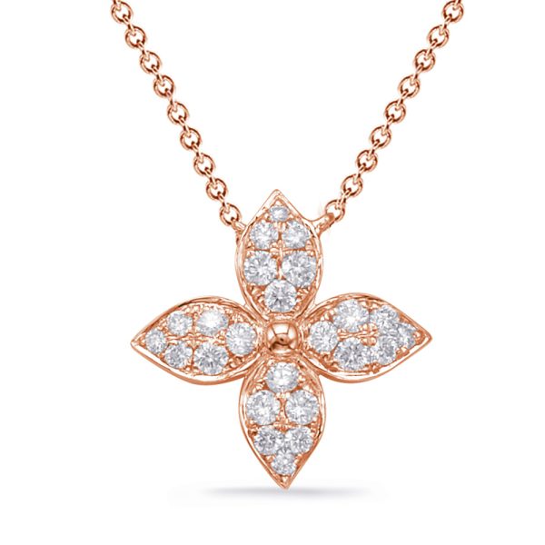 Rose Gold Diamond Necklace